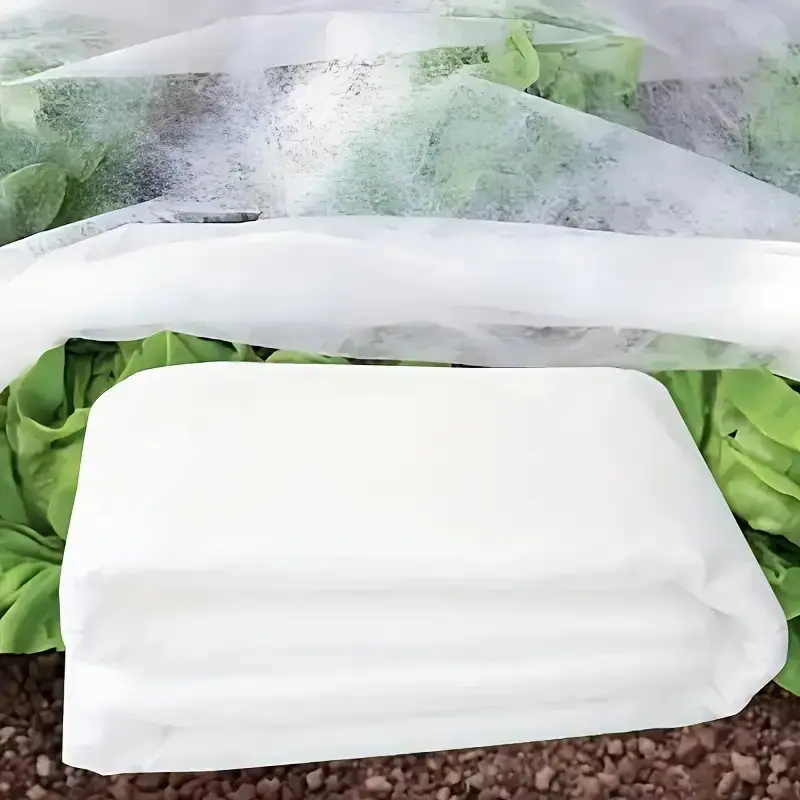 Winter Thickened Plant Frost Blanket 196in X 62in, Bird & Insect Barrier, Effective Coverage for Plants, Non-Woven Fabric, Tree, Potted, Fruits, Reusable Plant Cover, Frost Covers For Outdoor Plants