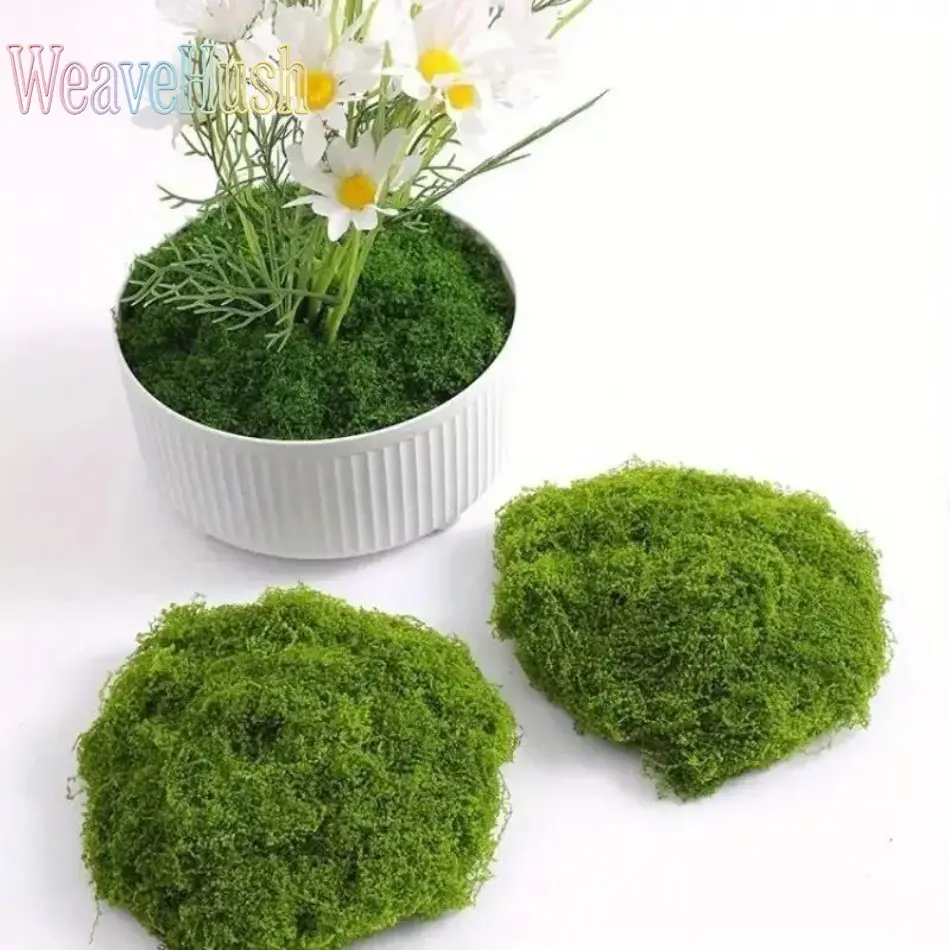 Artificial Moss Turf, Trending DIY Mini Landscape Decoration, Faux Moss Grass Mat for Bonsai & Craft Projects, Realistic Texture Fake Moss, Ideal for Home Garden, Terrarium, Wedding & Party Styling