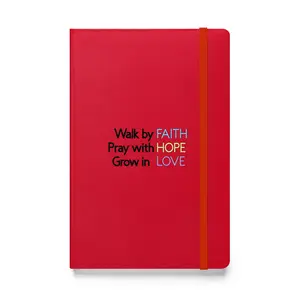 Faith Hope Love Hardbound Notebook