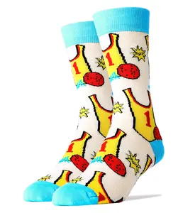 Men’s Funny Novelty Crew Socks, Size 8-13, Roger Dodger