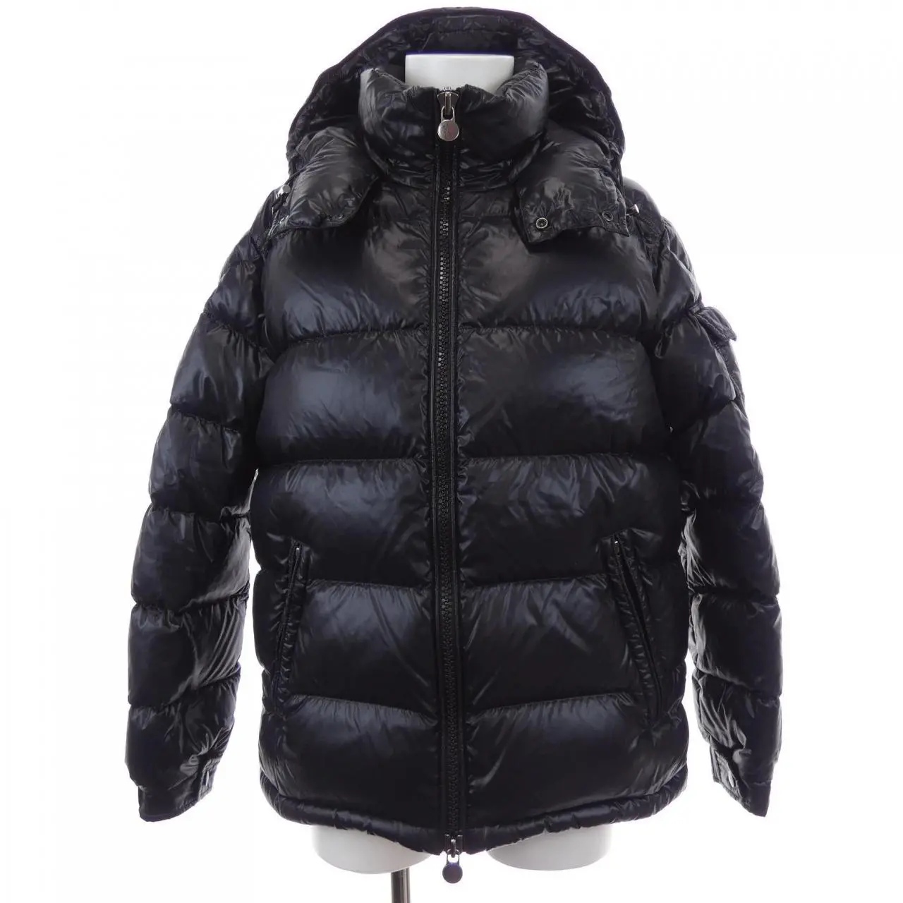 Pre-owned MONCLER Nylon Small Leather Goods Maya Down Jacket