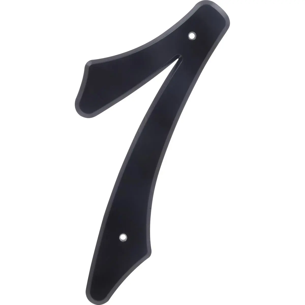 Hillman Group 839764 Sturdy Nail-On Black Plastic 4 in. House Number Signs, Basic Simple Home Supplies - 7-Pack of 10, 4 Inches