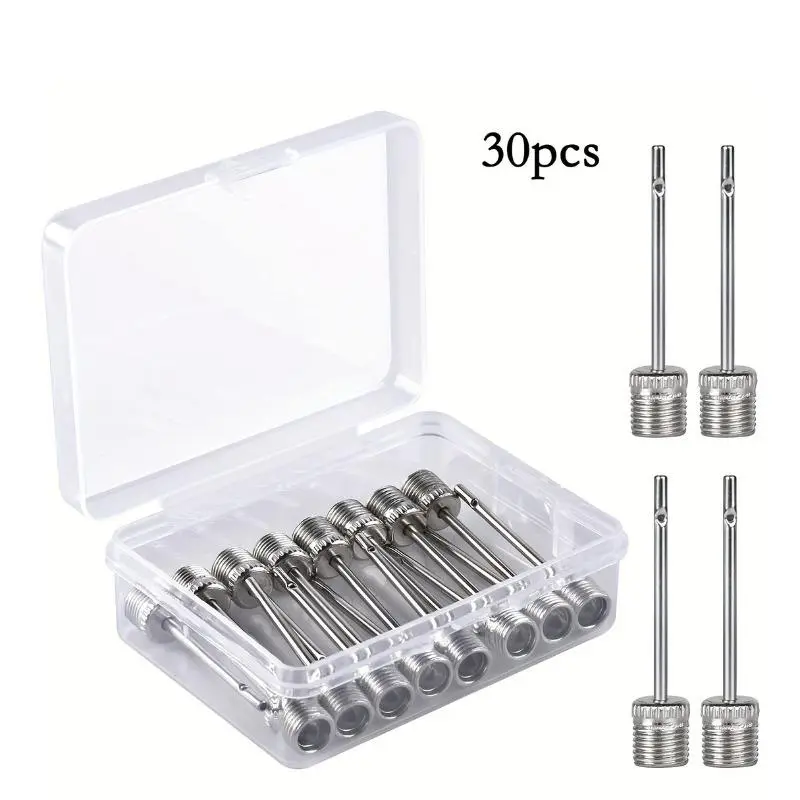 Air pump needle, high-quality inflation needle, suitable for inflating soccer balls, basketballs, volleyballs or rugby balls, comes with a portable storage box Tool