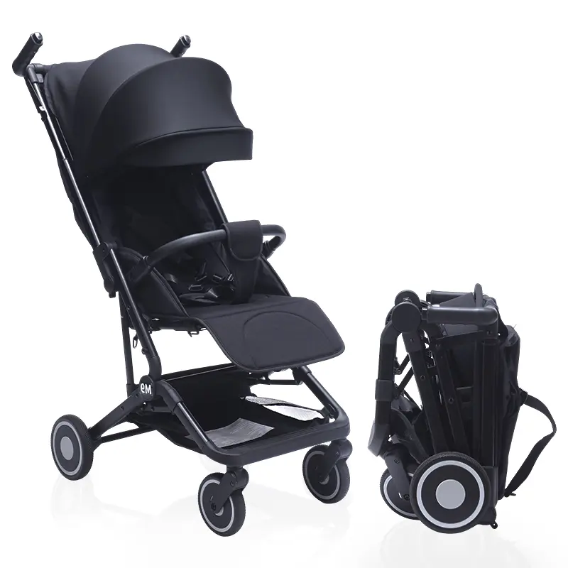 2 in 1 Baby Stroller, One-click Folding,Compact and lightweight stroller , Perfect for Travel, Shopping & Daily Walks,Ergonomic Design, Aluminum Alloy Frame