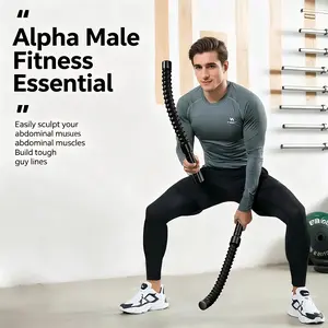 Cordless Fitness Battle Ropes - Portable Spring Training Sticks, Compact Home Gym Equipment for  Skipping accessories
