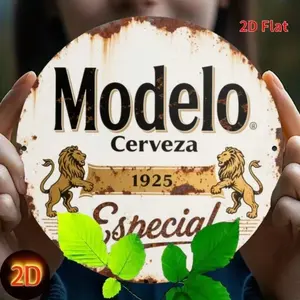 Vintage 1925 Beer Plaque Sign Heavy-Duty Aluminum Pre-Drilled Easy Hanging Indoor Outdoor Man Cave Wall Decor