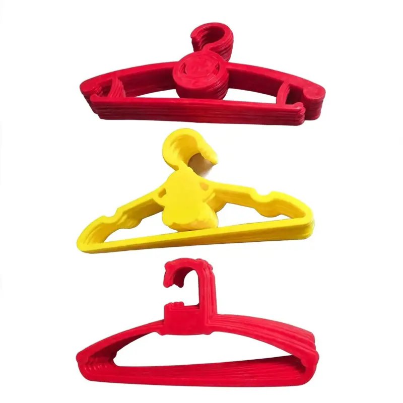 12-Pack Cute Bow Flower Design Durable Baby Hangers, Home Organizer for Baby Clothing Storage, Ideal Gift for Kids' Closet Organization