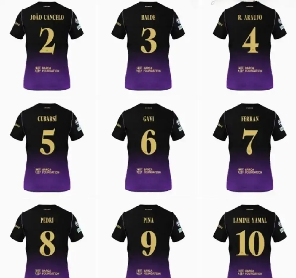 [FULL LOGO] - Purple Black Unisex Football Jersey | Short Sleeve Lightweight Soccer Shirt - Personalized on Request