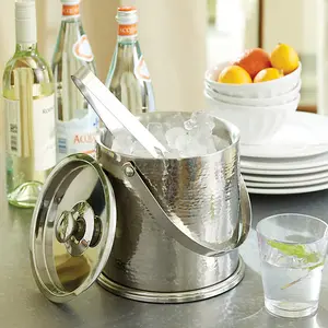 Avalon Double Walled Ice Bucket with Tongs