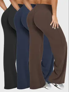Women's Outdoor Running Pants, Versatile Comfortable Yoga Workout Tights, Loose Wide Leg, High Waisted Sportswear, Fashion Sportswear for All Seasons
