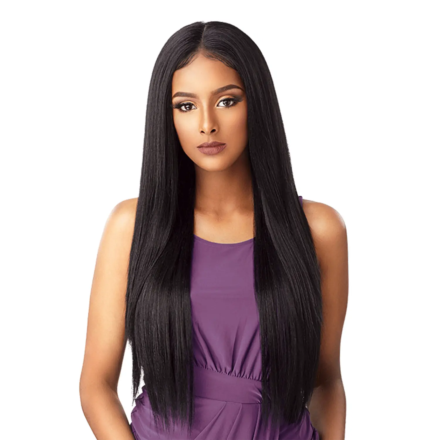 Sensationnel Cloud 9 What Lace Straight Synthetic Lace Front Wig - 13x6 HD, Ear-to-Ear, Baby Hair Along the Hairline, Natural Density, No Leave-Out Necessary (Janelle), Synthetic Lace Front Wigs