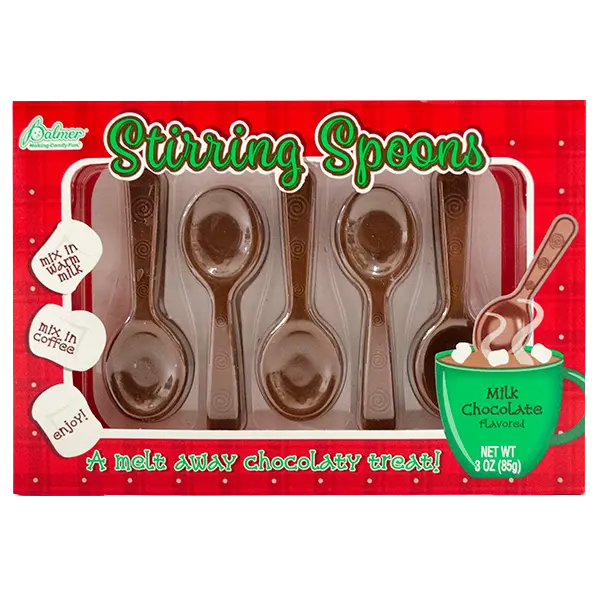 Palmer Milk Chocolate Flavored Stirring Spoons 3 oz