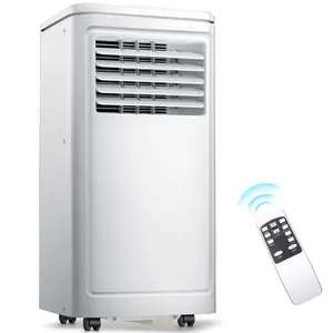 Electactic 8000 BTU(ASHRAE) Portable Air Conditioners Cool up to 350 Sq. Ft., Air Conditioner with Remote Control, 4 Modes Portable AC, 24H-Timer, LED Display, Installation Kits for Home,White