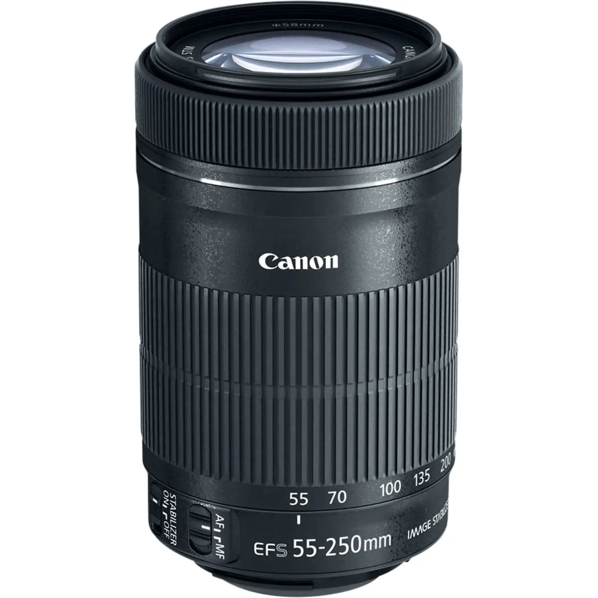 Canon EF-S 55-250mm f/4-5.6 IS STM Aesthetic Camera Lens for DSLR Cameras