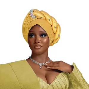 Jaemin Headscarf with Rhinestone Decoration - Women's Stretch Polyester Fiber Headscarf, Suitable for Weddings and PartiesProms & Special Occasions, A Must Have For Stylish Women