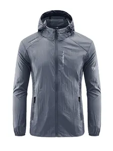 Men's UPF50+ Sun Protection Jacket Lightweight Breathable UV Protection Summer Fishing Hiking