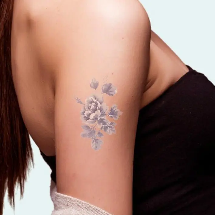 "Blossoms of the Spring" Inky Inky Watercolor Temporary Tattoo