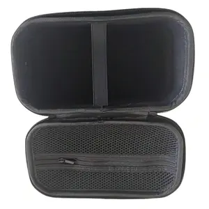 Large Capacity Projector Storage Bag Organiser, Durable Eva Hard Shell, Waterproof Shockproof Dual Zipper Case, Ideal for Travel & Outdoor Activities, Black