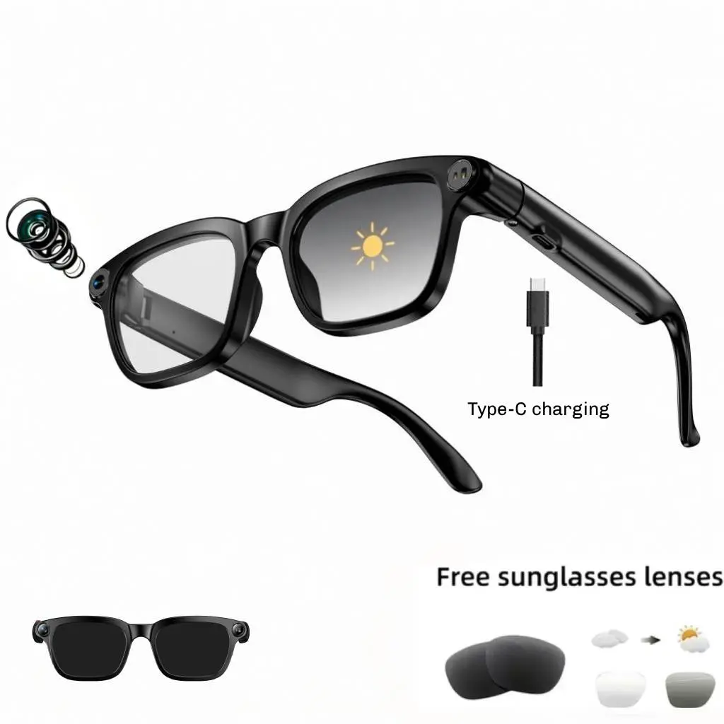 B Full Frame Flexible Hinges – Photochromic – Bonus Lens Included