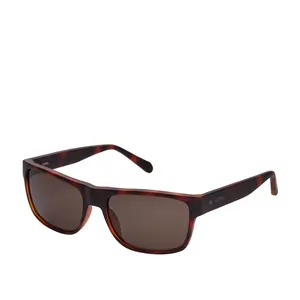 Fossil Men's Burke Rectangle Sunglasses