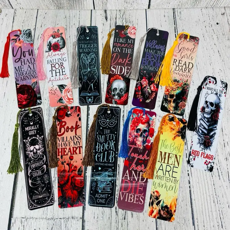 Metal Dark Romance Bookmarks
