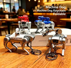 Mechanical Robot Dog Keychain – Foldable, 8 Design, Fidget Toy