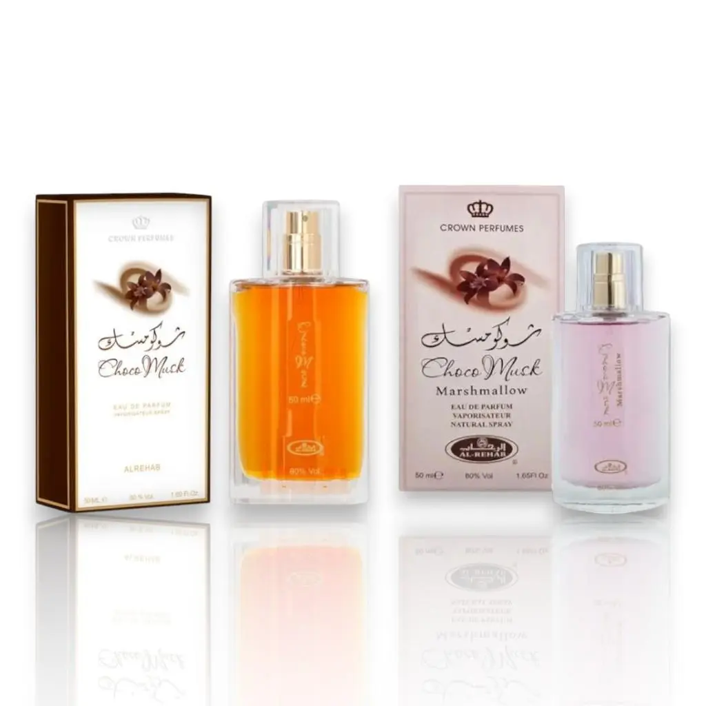 Oudlash Bundle | Al Rehab | Choco Musk + Marshmallow Musk | Women's Fragrance | 50 ML | Eau De Parfum | Chocolate & Marshmallow