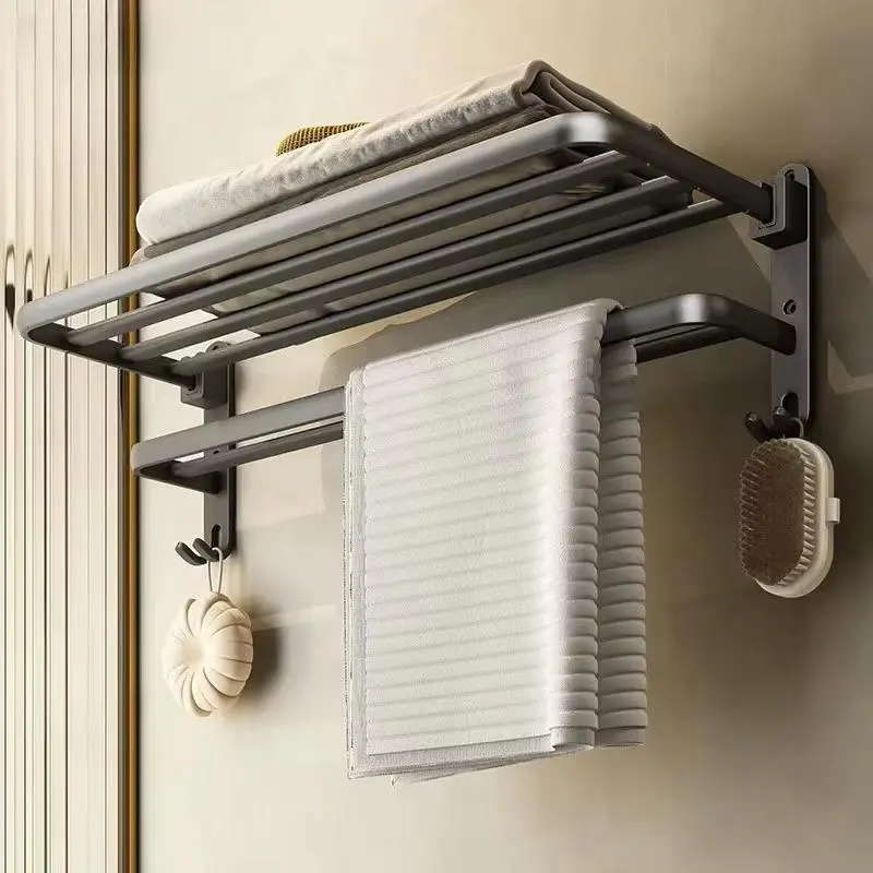 High-Quality Stainless Steel Modern Bathroom Fixture Set - Corner Bathroom Decor with Multiple Parts, Hook, Towel Holder, Tissue Ring, Wall Mount for Hotels, Indoor Use, Corner Set