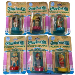 Vintage CABBAGE PATCH KIDS Self Inking Stamper Complete Set Of 6, 1984
