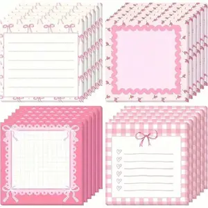 Butterfly Shape Sticky Notes, 120/240 Sheets Per Book, Cute Heart Design with Bookmark, School Office Diary Party Gift, High-Quality Paper