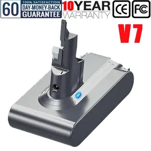 6400mAh 21.6V Replacement Battery for V7 SV11 Series – Compatible with V7 Motorhead/Animal/Trigger/Car+Boat/Absolute Handheld Vacuum Cleaners