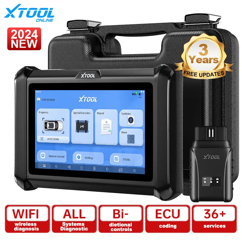 [Summervibes] XTOOL D7W Bidirectional Scan Tool, Wireless Ver. of D7/D7S Scanner with 3-Year Updates, ECU Coding, CAN FD&DoIP, 36+ Resets,  Crank Sensor Relearn, All System Car Diagnostic Scanner Bi-Directional Diagnostic