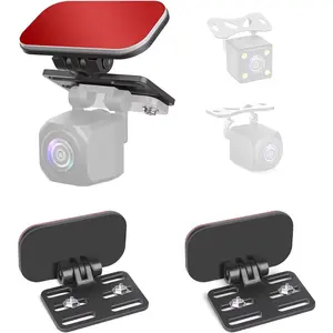 Dash Cam Rear Camera Mount(2 PCS), Universal Rear View Camera Rear Window Mount, Mirror Camera Rear Windshield Backup Camera Bracket,  Dashcam Reverse Camera Holder, Easy to Install.