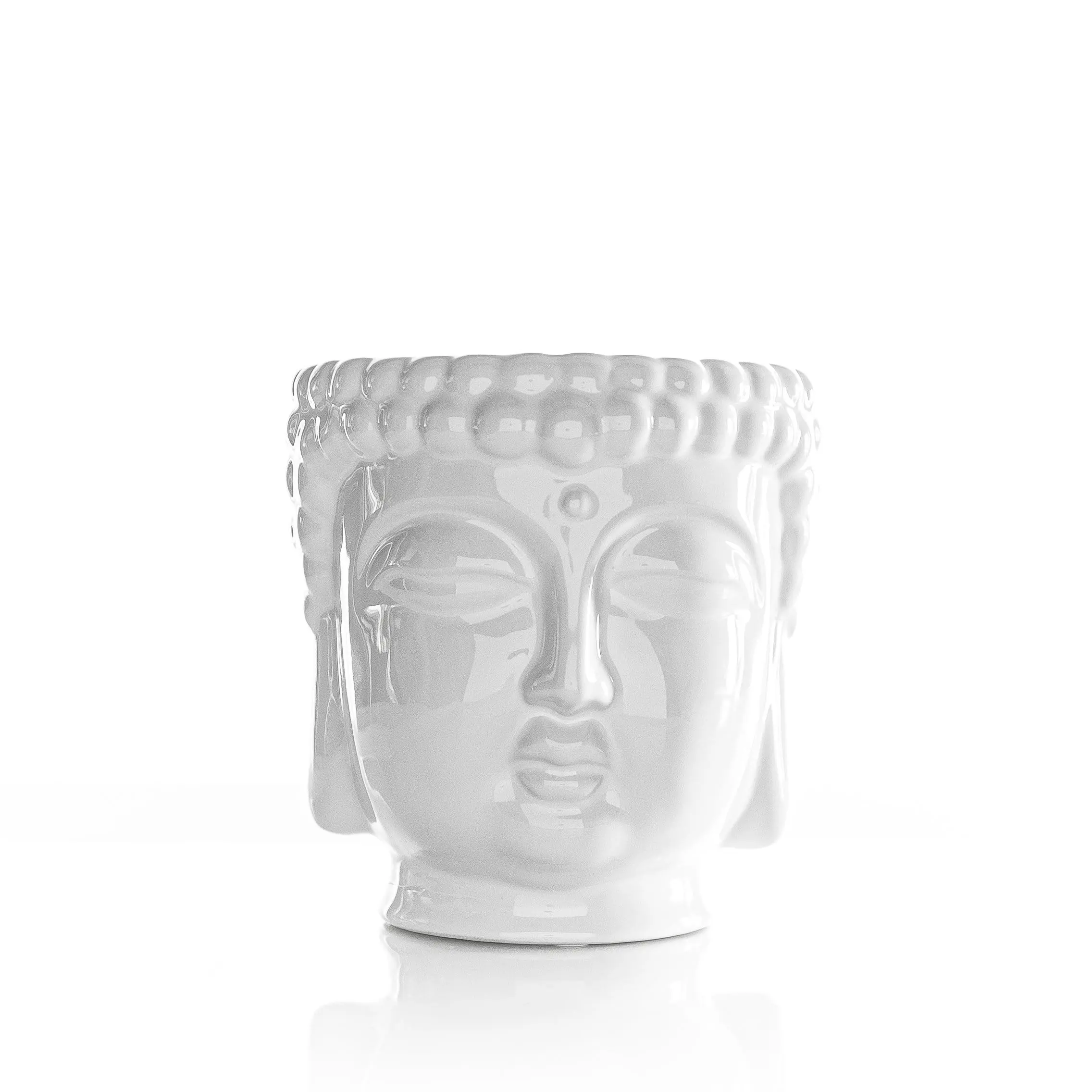 White Buddha Candle - Decorative Candle with Unique Design for Aroma and Room Decoration
