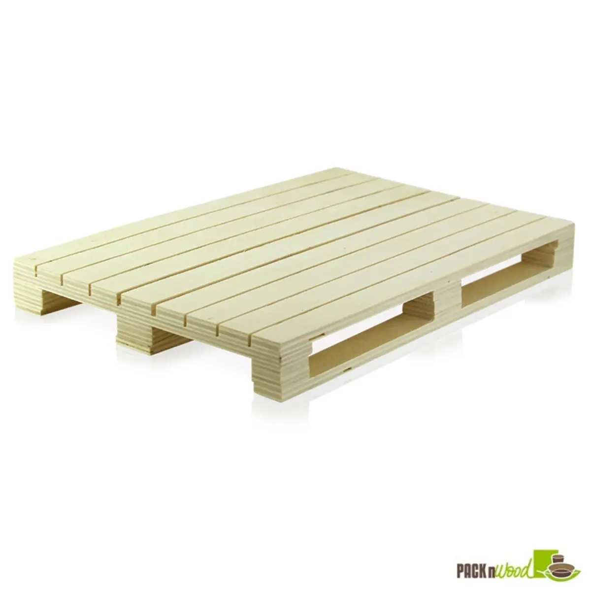 212 MAIN Natural Solid Wood Slat Pallet, Environmentally Sustainable Compact Recyclable Home & Festive Supply, Fashionable 11.8x7.9x1.2in Pallet