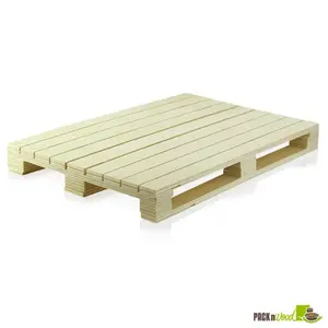 Packnwood  Wood Pallet - 11.8 x 7.9 x 1.2 in.