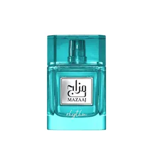 Zimaya Mazaaj Rhythm Eau de Parfum, 100ml (3.4 oz) – Unisex Fresh Amber Citrus Fragrance