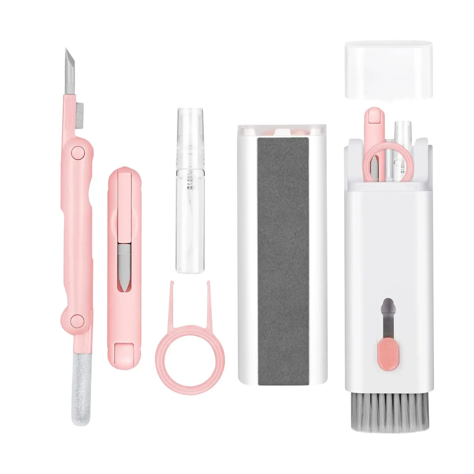 7-in-1 Electronic Cleaning Kit - Keyboard, Laptop, Monitor, Smartphone, Headset, Lego, Camera Lens Cleaning Tool
