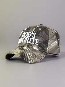 Camo Print Baseball Cap, Casual Outdoor Sports Hat for Men & Women, Adjustable Sun Protection Cap for Daily Wear, Camouflage Snapback Style Hat