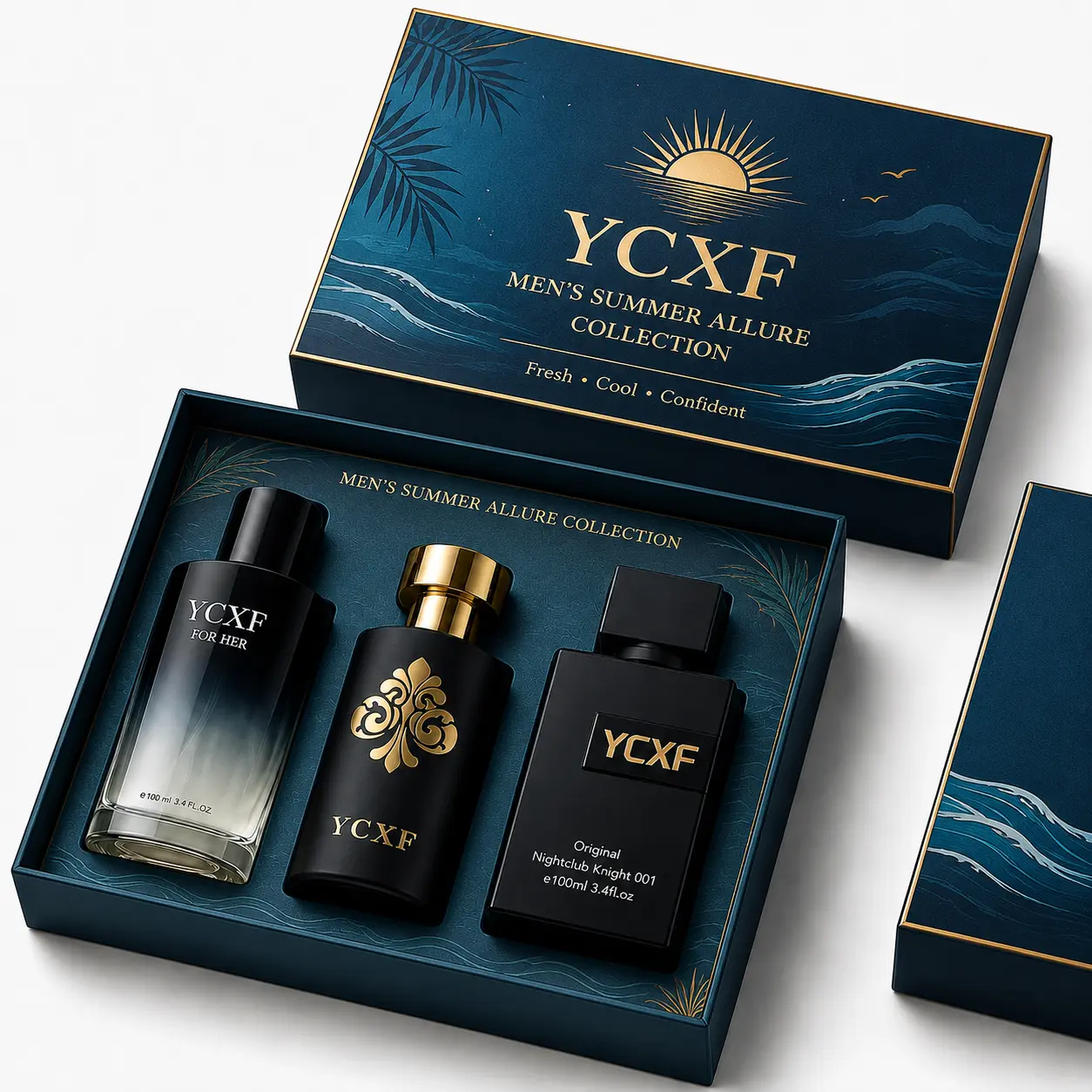 Luxury Him N More Gift Set | Men's Perfume Gift Set | Long-Lasting Eau De Parfum Collection | Fresh, Spicy & Woody Fragrances | Father's Day Gift | Vegan & Cruelty-Free | Super Brand Day Exclusive
