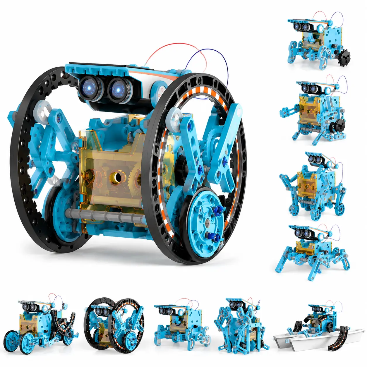 12-in-1 Solar Robot Building Kit for Kids, Stem Projects for Kids Age 8-12, Educational STEM Science Toy, DIY Solar Power Building Kit, Robotic Set Toys Gift for Boys Girls 8-12 Years Old,Children's Day gifts, birthday gifts, Easter gift