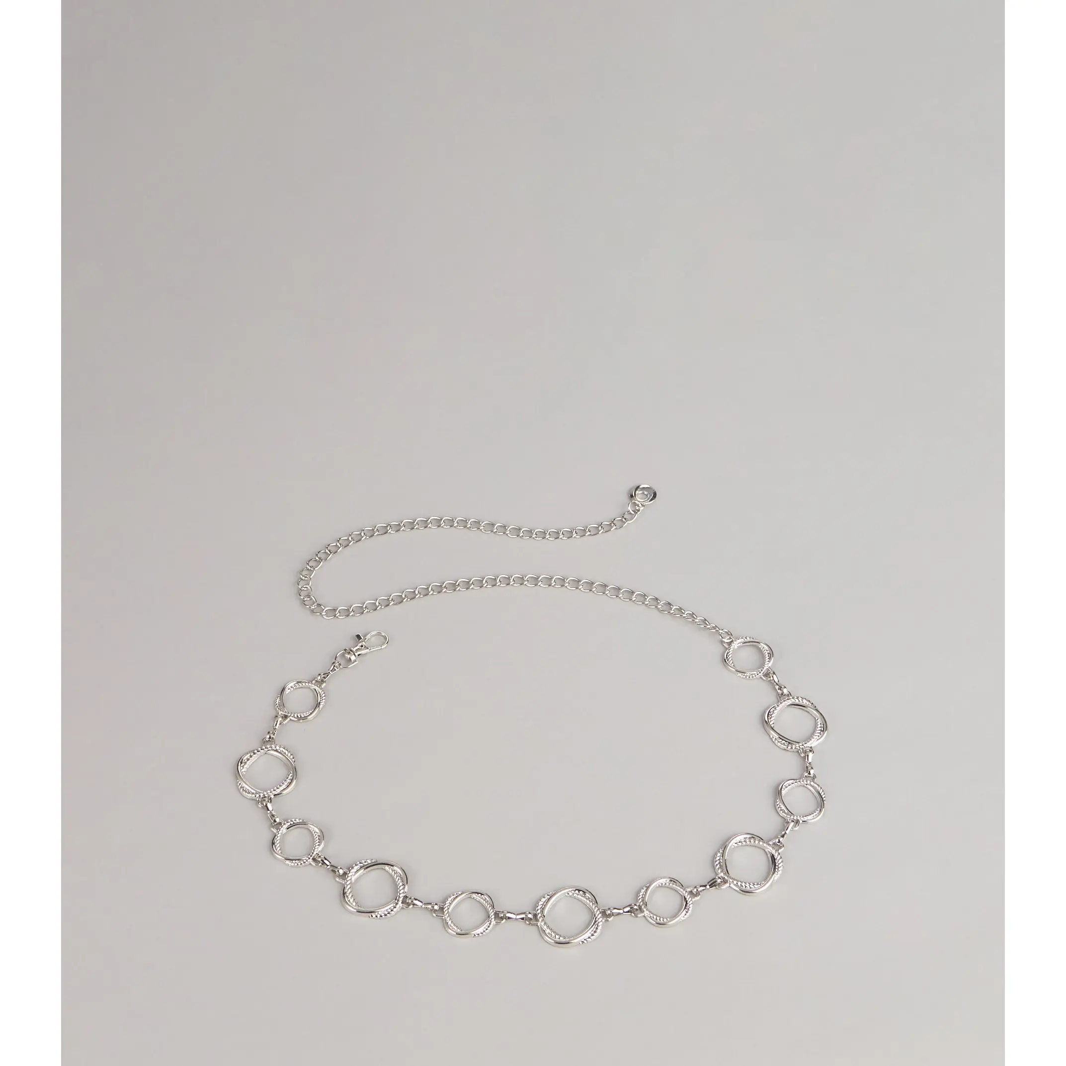 Linked Up Chic Circle Chain Belt Linked Up Chic Circle Chain Belt