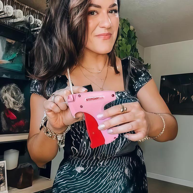 2026 Stitchy, Handheld StitchGun Quick Clothing Fixer, with 6 Needles + 1200Micro Stiches, At-Home Alterations, WardrobeAssistant, Alter Your Clothing Instantly