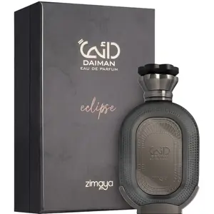 Afnan Zimaya Daiman Eclipse Eau de Parfum (EDP) Spray for Men, 3.4 oz Long Lasting, Citrus Spicy, Aromatic Woody Amber Musky Fragrance
