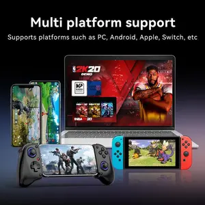 D11 Adjustable Durable Wireless Bluetooth Mobile Game Handle Shell - Cross-Platform Controller Grip for Handheld Switch, Android/iOS Devices, PC