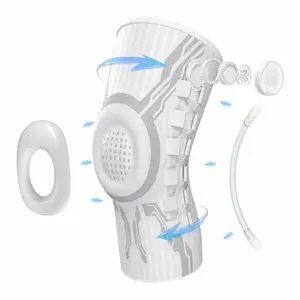 Knob Knee Brace for Pain Relief with Patella Gel Pad & Side Stabilizers, Adjustable Compression Sleeve for Arthritis, Joint Pain, Meniscus Tear, Professional Dial System, Left/Right Specific Design