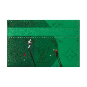 Louis Vuitton Double Monogram Printed Coated Canvas Cardholder for Men in Green