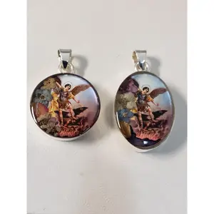 Medium Medal Saint Michael Archangel / San Miguel Arcangel   - Guadalupe Collection