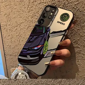 Cool JDM Sports Car Phone Case Compatible with Samsung Galaxy S25 S24 S23 S22 S21 S20 FE Ultra Plus 4G 5G, Featuring a Matte Anti-Drop Back Cover.