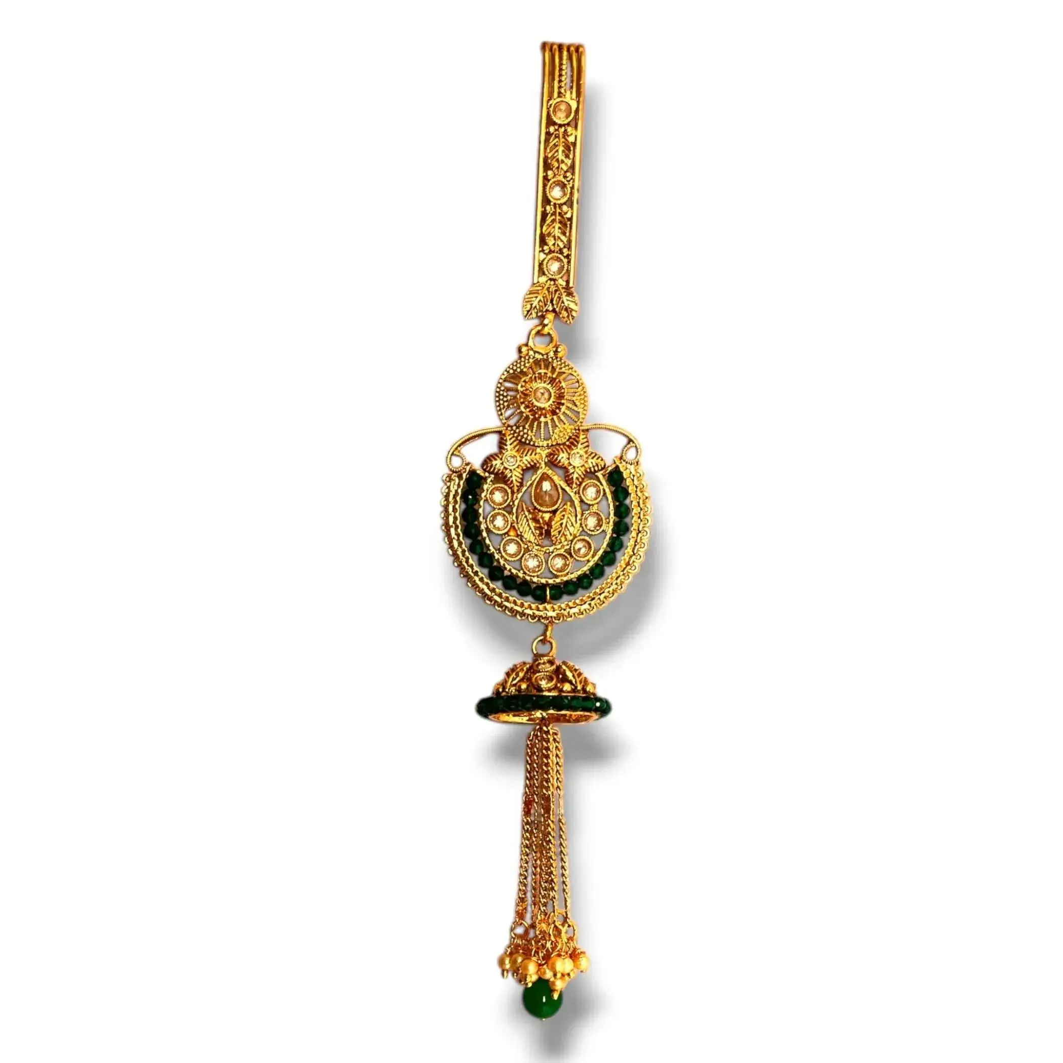 Timeless Gold-Plated Kamarbandh | Classic Kundan Belly Chain for Weddings, Festivals | Elegant Bridal Jewelry Gift | Antique Style Treasure